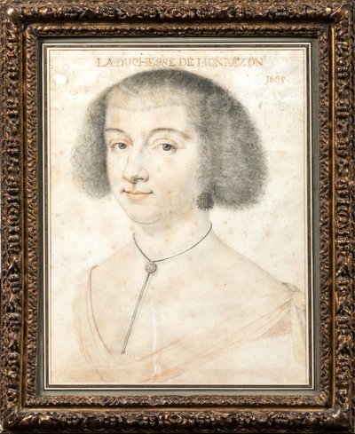 Portrait of the Duchess of Montbazon by Daniel Dumonstier