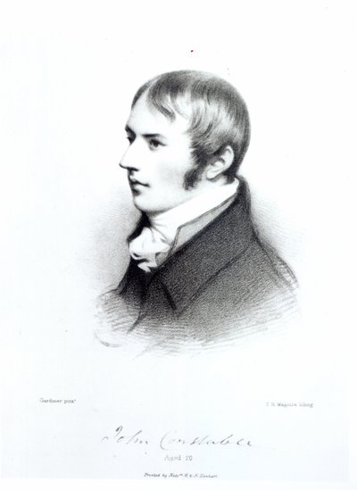 John Constable, Aged 20, Engraved by Thomas Herbert Maguire by Daniel Gardner