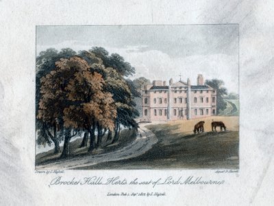 Brocket Hall, Herts, the Seat of Lord Melbourne by Daniel Havell