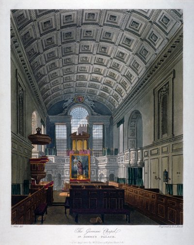 Interior view of the Chapel Royal in St James