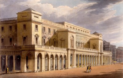 The Opera House, formerly the Lyceum, London, 1826 by Daniel Havell