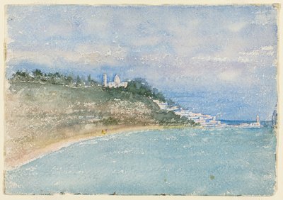 Point West of Algiers, North Africa, Travel Sketch by Daniel Hudson Burnham