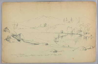 Ammonoosuc River and White Mountains, N.H. by Daniel Huntington