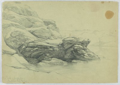 Cove Back of Dumpling Fort, Newport by Daniel Huntington