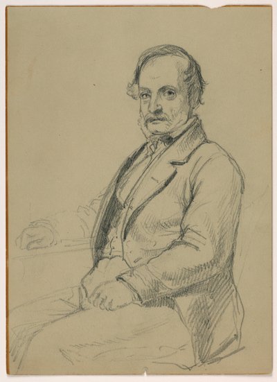 Man Seated, ca. 1860 by Daniel Huntington