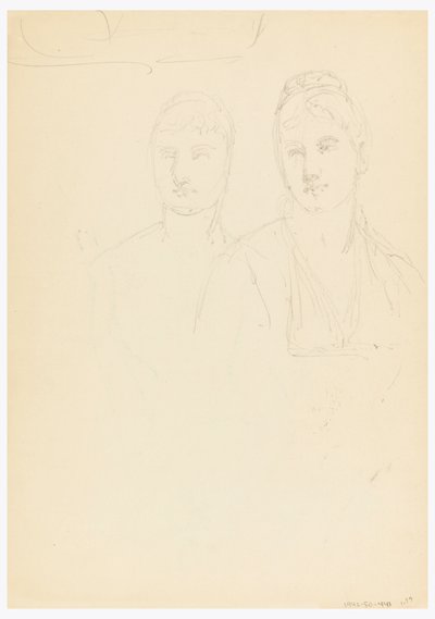 Sketch for a Portrait of Bella Worsham, 1878 by Daniel Huntington