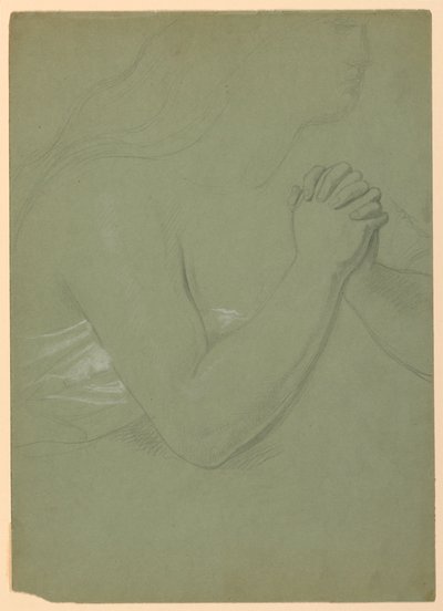 Study for "A Magdalen", 1852 by Daniel Huntington