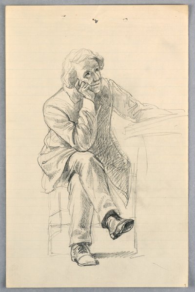 Study for "Scientific Group", 1858 by Daniel Huntington