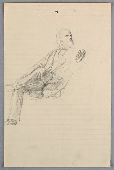 Study for "Scientific Group", 1858 by Daniel Huntington