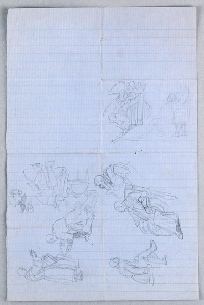Study for "Scientific Group", 1858 by Daniel Huntington