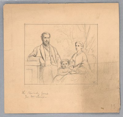 Study for "Titian Showing", 1872 by Daniel Huntington