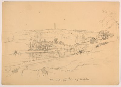 Groton Heights from Hill Northeast of New London by Daniel Huntington