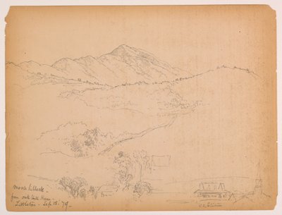 Moose Hillock from Oak Hill House, Littleton, New Hampshire by Daniel Huntington