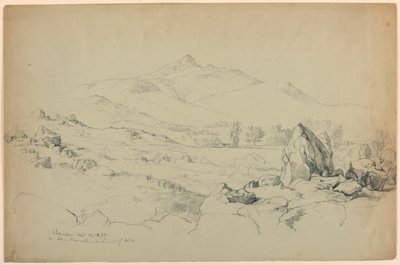 Mount Chocorua from Hill Near Tamworth, Southwest of Lake by Daniel Huntington