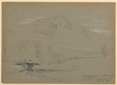 Mount Mansfield from Pleasant Valley Road, Cambridge, Vermont by Daniel Huntington