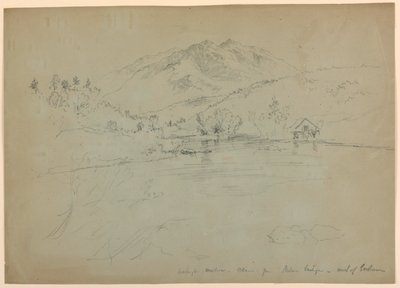 Mount Washington, Mount Madison and Mount Adams from Bridge, North of Gorham, New Hampshire by Daniel Huntington