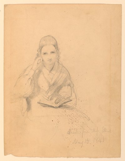 Portrait Study of Miss Elliott by Daniel Huntington