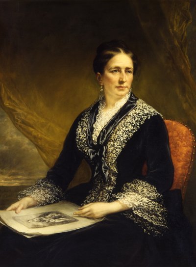 Portrait of Mary McCrea Stuart Mrs. Robert Leighton Stuart by Daniel Huntington