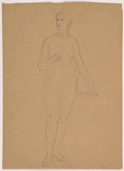 Standing Female Nude by Daniel Huntington