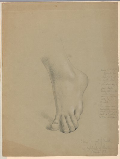 Study for Foot of Matthew in 