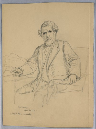 Study for Portrait of Charles J. Martin by Daniel Huntington