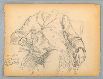 Study for Portrait of Hon. Robert C. Winthrop for the Historical Society, Mass. by Daniel Huntington