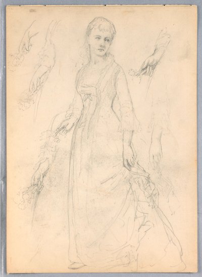 Study for "Titian Showing" by Daniel Huntington