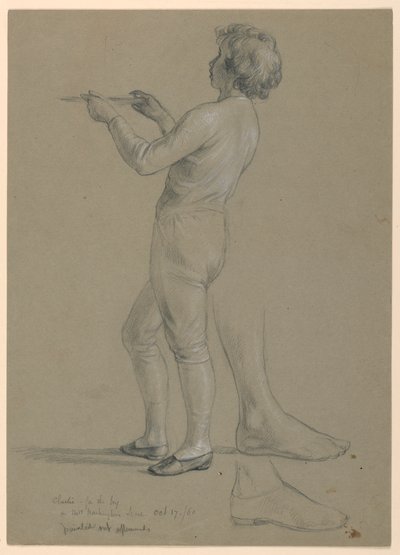 Study of Boy Holding a Salver for 