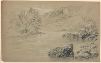 The Androscoggin River at Gorham, New Hampshire by Daniel Huntington