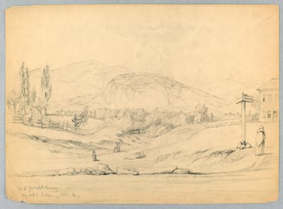 To the Ford at North Conway, By Road to Jackson, New Hampshire by Daniel Huntington