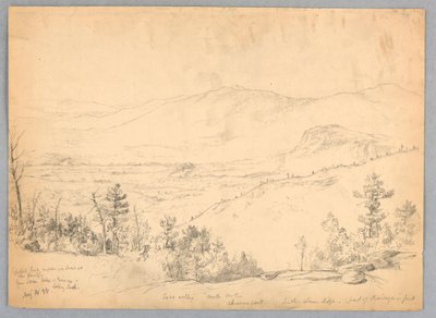 View Looking South from Mt. Kearsarge, New Hampshire by Daniel Huntington
