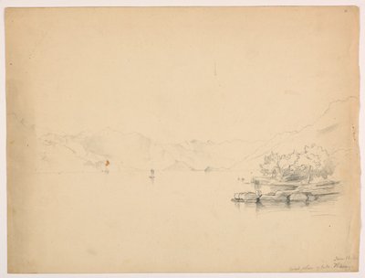 West Shore of Lake Brienz, Switzerland by Daniel Huntington