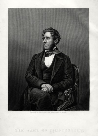 Anthony Ashley Cooper, 7th Earl of Shaftesbury, English Philanthropist, c1880 by Daniel John Pound
