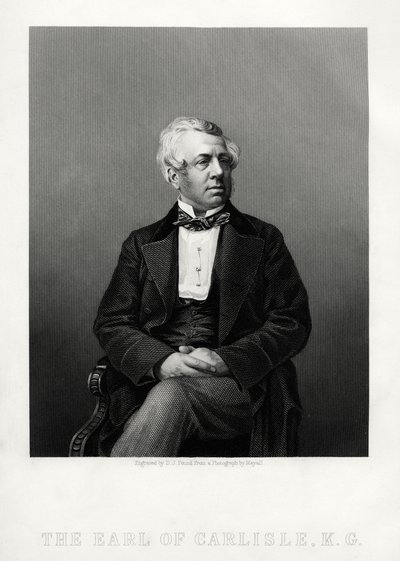 George William Frederick Howard, 7th Earl of Carlisle, British Politician and Statesman, c1880 by Daniel John Pound