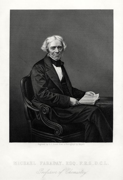 Michael Faraday, British scientist, c1880 by Daniel John Pound