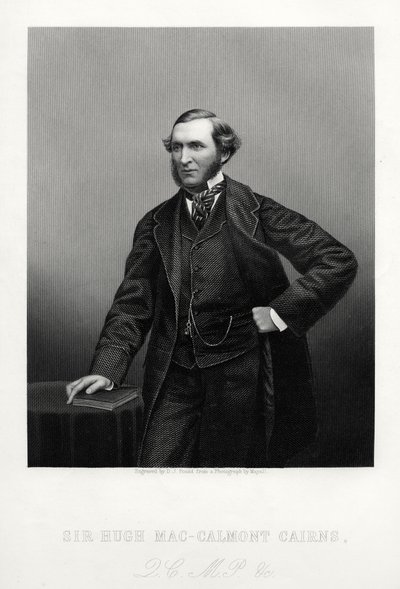 Sir Hugh Mac-Calmont Cairns, British Statesman, c1880 by Daniel John Pound
