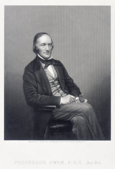Sir Richard Owen, English Zoologist, c1860 by Daniel John Pound