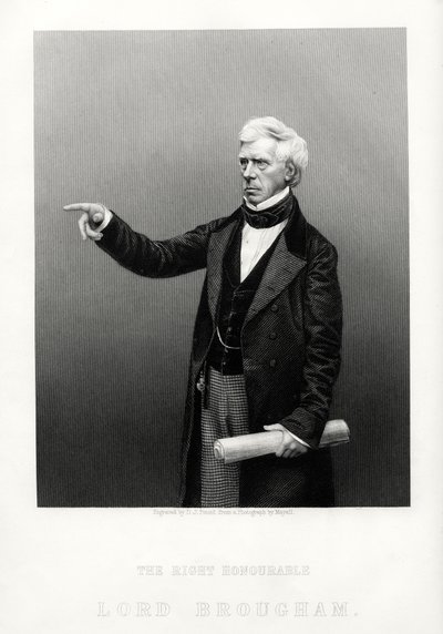 The Right Honourable Henry Brougham, Lord High Chancellor of Great Britain by Daniel John Pound