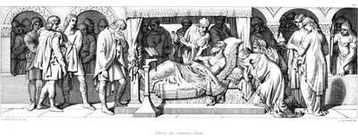 Death of Edward the Confessor, 1042 1866 by Daniel Maclise