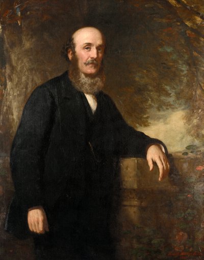 Portrait of Peter Denny, Shipbuilder and Shipowner of Dumbarton, Scotland by Daniel Macnee