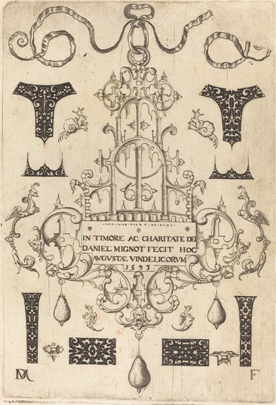 Title Page: Pendant, Surrounded by Eight Small Studs by Daniel Mignot