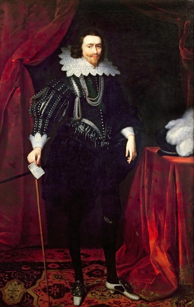 Portrait of George Villiers, 1st Duke of Buckingham by Daniel Mytens