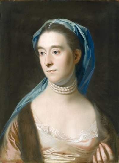 Portrait of Mrs. Joseph Henshaw (Sarah Henshaw, 1736–1822), c. 1770 by Daniel Mytens