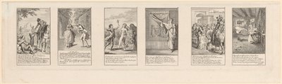 6 of 12 Sheets of Moral and Satirical Content, Part 2 by Daniel Nikolaus Chodowiecki