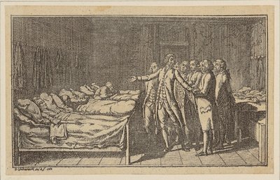 Visit to St. Job in **, Plate 1 by Daniel Nikolaus Chodowiecki