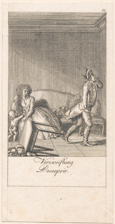 Reasons for Marriage and Their Consequences. Plate 12 by Daniel Nikolaus Chodowiecki