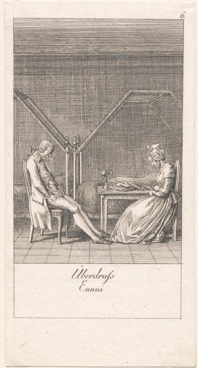 Reasons for Marriage and Their Consequences. Plate 6 by Daniel Nikolaus Chodowiecki