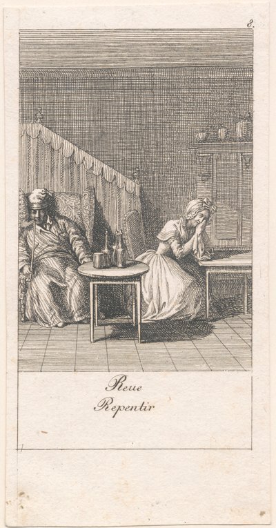 Reasons for Marriage and Their Consequences. Plate 8 by Daniel Nikolaus Chodowiecki