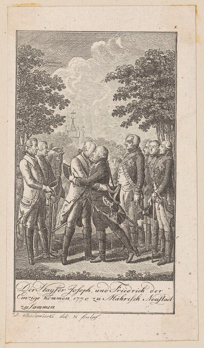 Sheet 1 of "Depictions from Recent History" by Daniel Nikolaus Chodowiecki