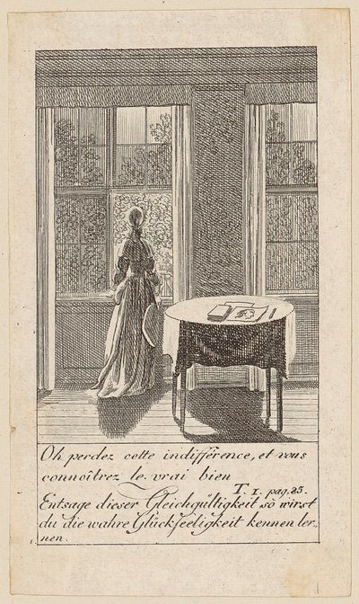 Sheet 3 from "Karoline von Lichtfield" by Daniel Nikolaus Chodowiecki